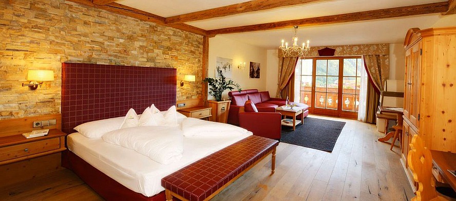 Suite im Hotel Quelle Gsies/Südtirol