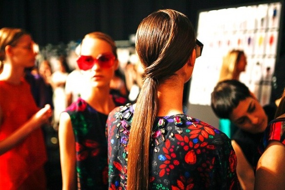 Behind the Scenes with Aveda - mercedesBenz SS2014 Fashion Week New York - Spring summer
