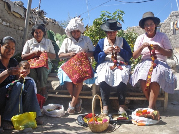 Peru Frauen Hut