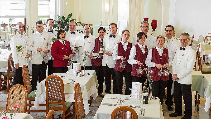 Hotel Terme Antoniano: Das wunderbare Team im Restaurant