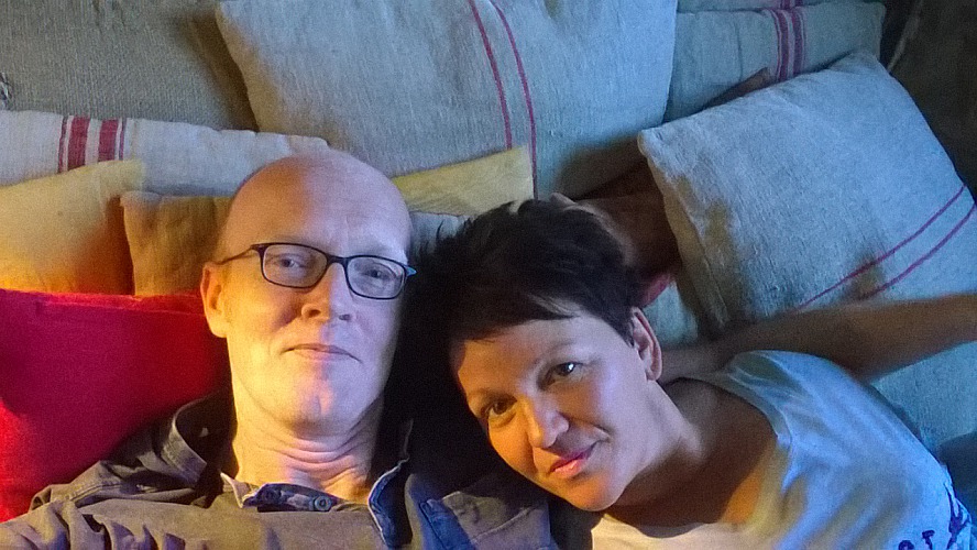 Hotel Eremito: Selfie im Ruheraum - Annette Maria und Axel