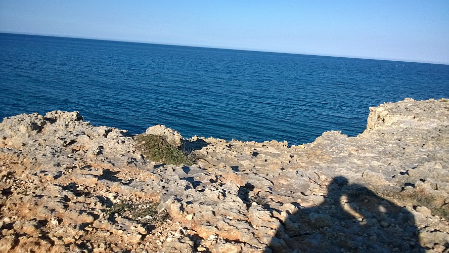 La Fiermontina: Blick auf das Meer in der Nähe von Lecce - gegenüber ist Albanien erkennbar