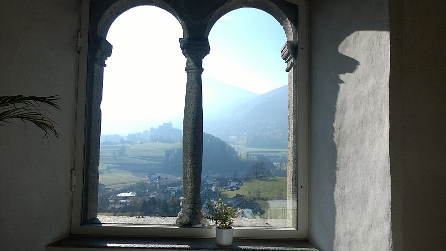 Hotel Schloss Sonnenburg: Blick aus unserem Zimmer