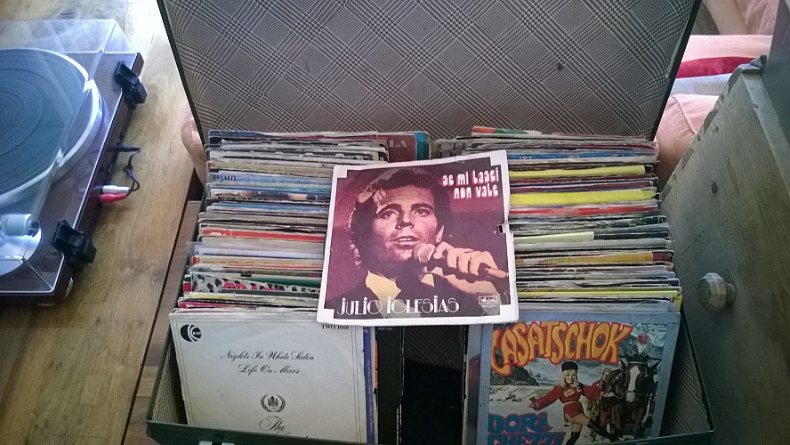 Hotel Posta Marcucci: auch Vinyl darf nicht fehlen - Schallplatten aus unserer Kindheit