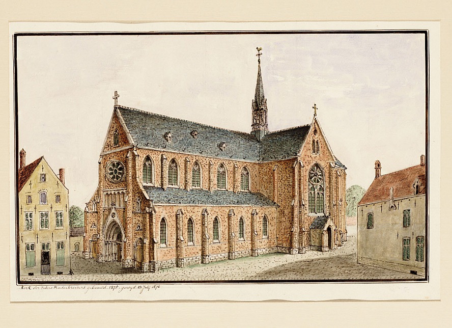 Martin's Patershof: Tekening kerk 1878