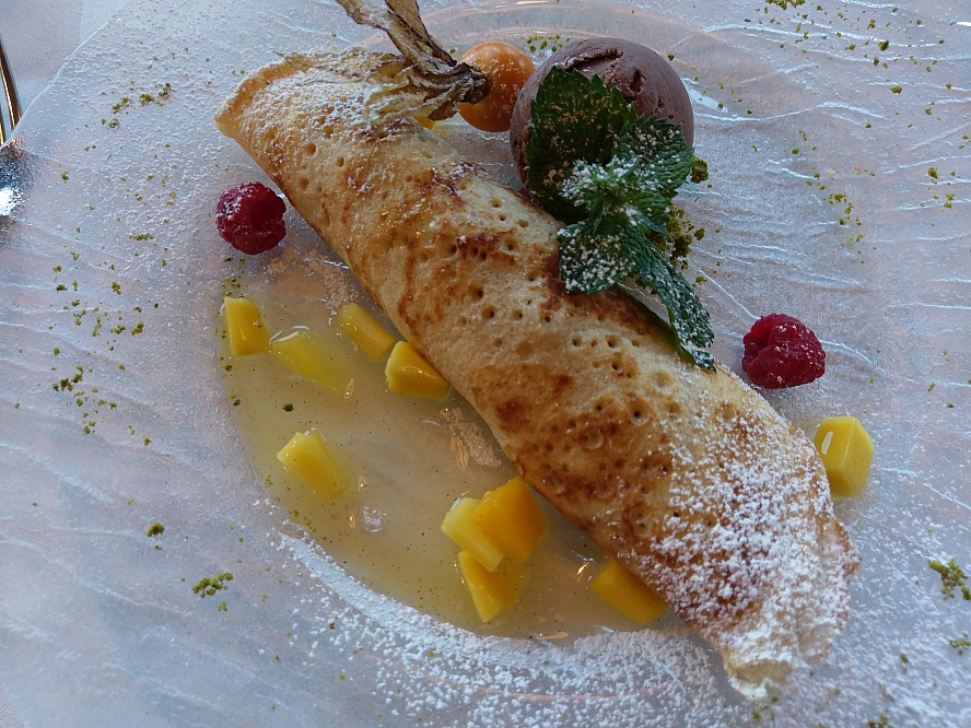 allgäu resort Hotel: auch das Dessert sieht lecker aus