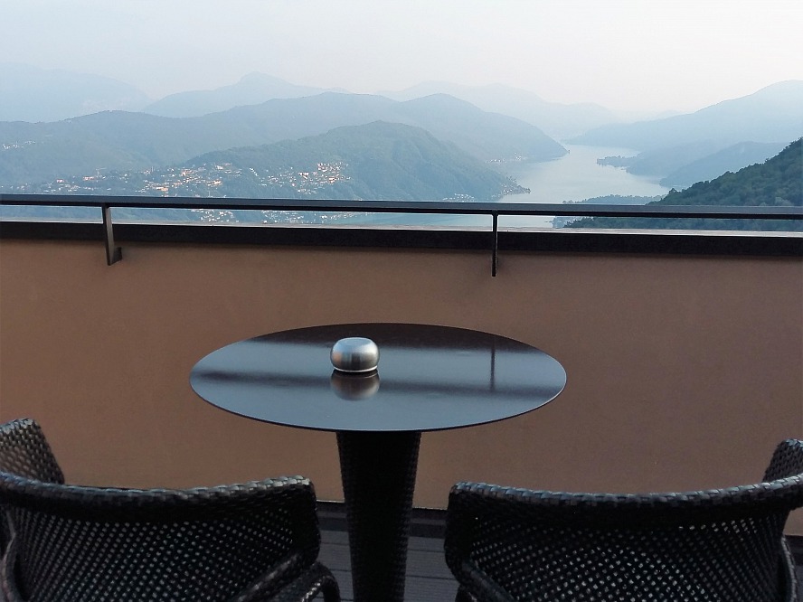 Kurhaus Cademario Hotel & Spa: tolle Aussicht vom Balkon