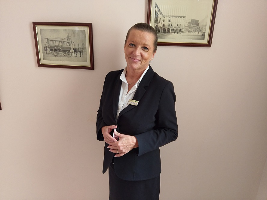 Hotel Savoia Thermae & SPA: Die freundliche Mitarbeiterin Jasna