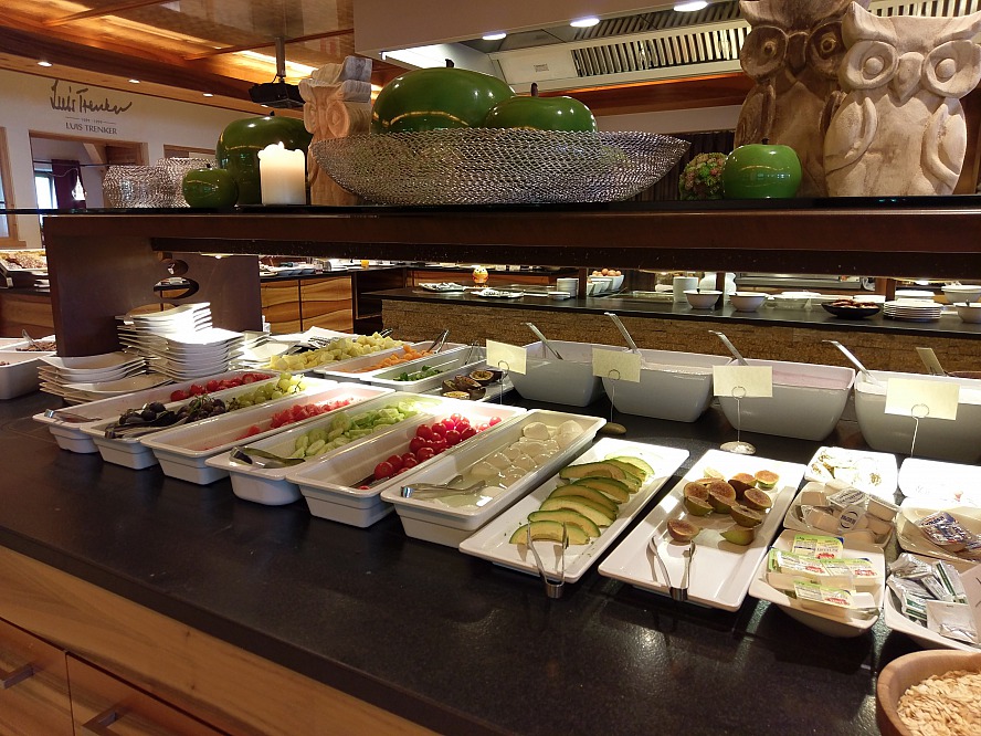 Golf & Spa Resort Andreus: die Salatbuffets mit erlesensten Köstlichkeiten