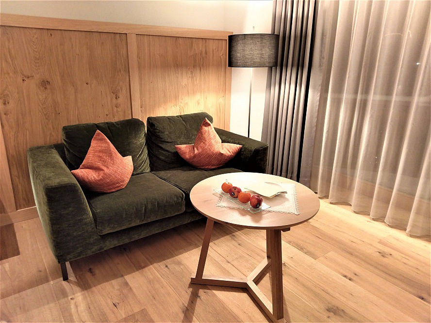 Mirabell Dolomiten Wellness Residenz: die Zimmer verfügen über genug Platz - auch zu zweit