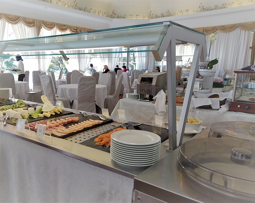 Royal Hotel SanRemo: das opulente Frühstücksbuffet lässt keine Wünsche offen