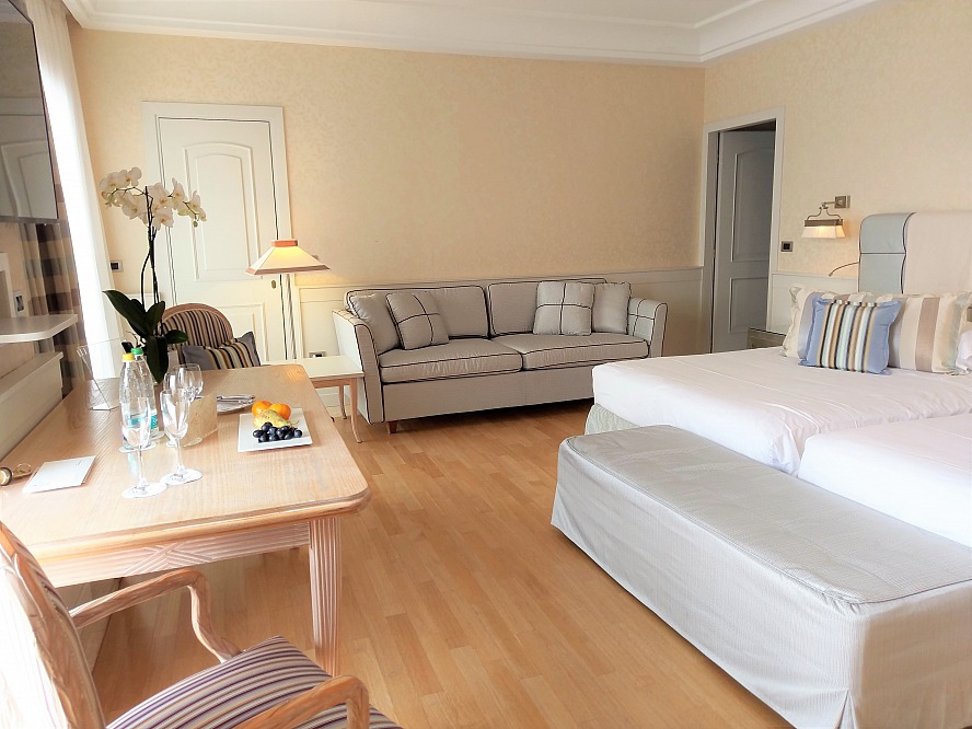 Royal Hotel SanRemo: die Größe unsere Junior Suite Deluxe beträgt rund 40 Quadratmeter
