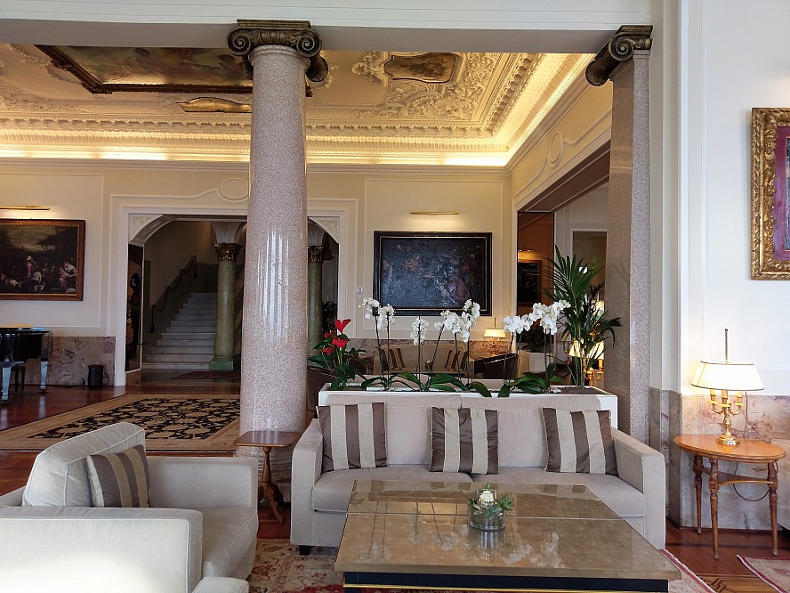 Royal Hotel SanRemo: Diese Opulenz ist nicht nur in der Lobby, sondern auch in allen Salons zu finden.