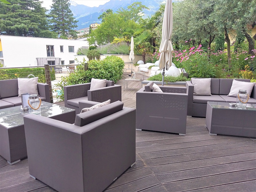 Park Hotel Mignon & Spa: auch diese Terrasse lädt zum Verweilen ein