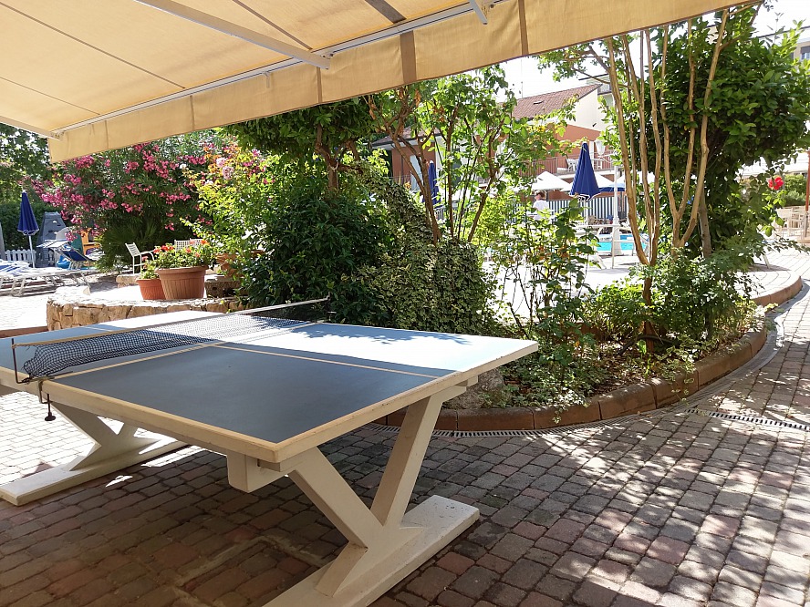 RICCI Sport-Familienhotel: Die Tischtennisplatte wird von vielen Gästen genutzt