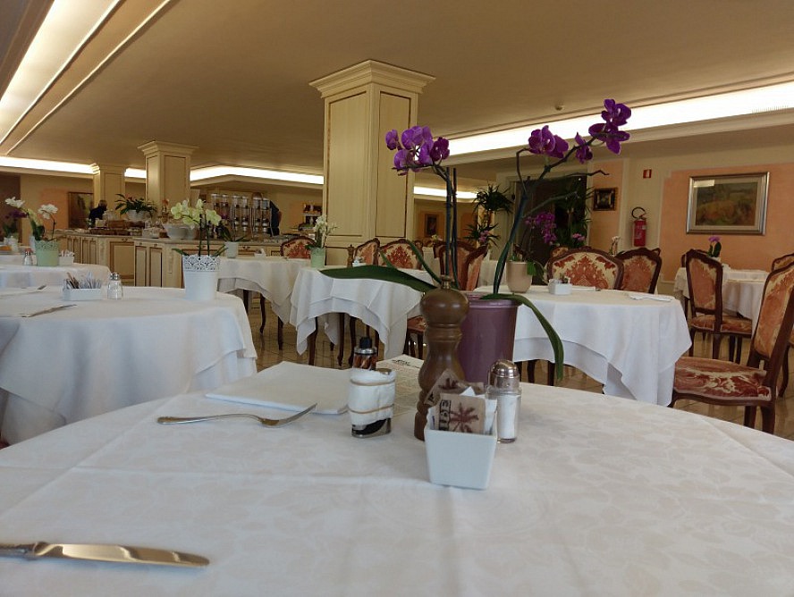Abano Grand Hotel: der Speisesaal
