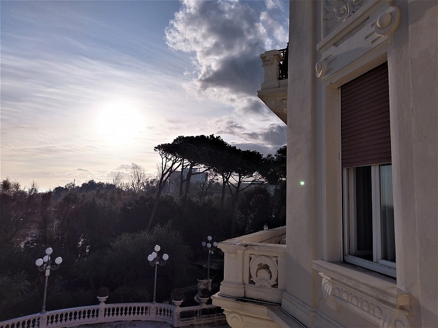 Grand Hotel Rimini: Blick von unserem Balkon