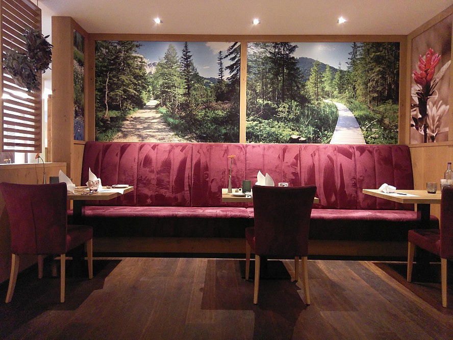 Panoramahotel Oberjoch: Wir genießen unser Panorama-Dinner in entspannter Atmosphäre