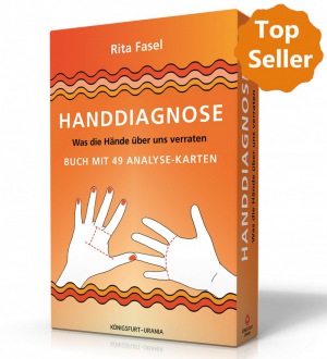 Rita Fasel: Handdiagnose: Was die Hände über uns verraten - Set mit Buch und Karten (Handlesen, Lebenslinien / Handlinien lesen)