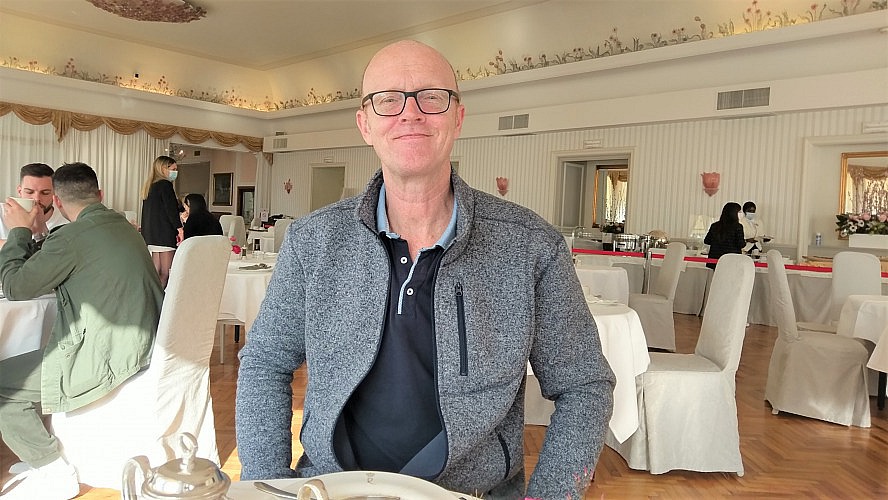 Royal Hotel Sanremo: Axel freut sich auf das Frühstück