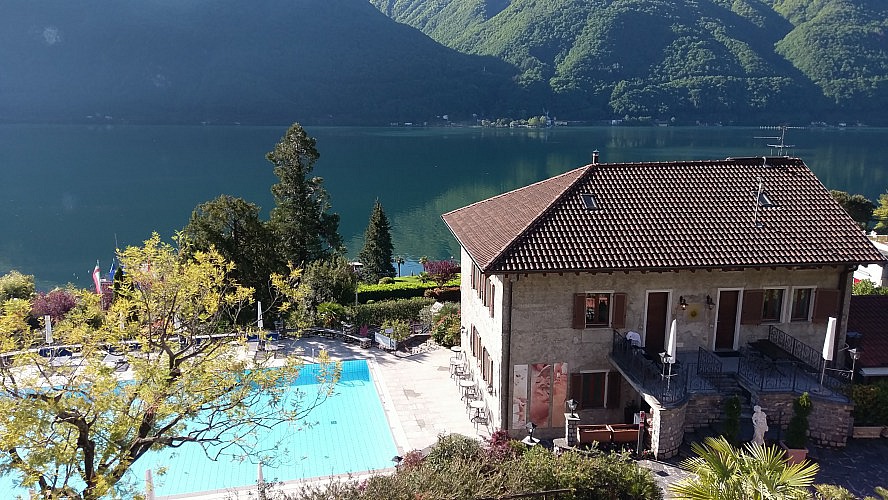 Parco San Marco: Die gesamte Anlage liegt verheißungsvoll und malerisch direkt am Lago Lugano