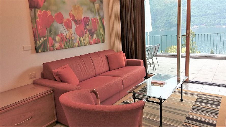 Parco San Marco: Unsere Suite mit großem Balkon - Seeblick inklusive