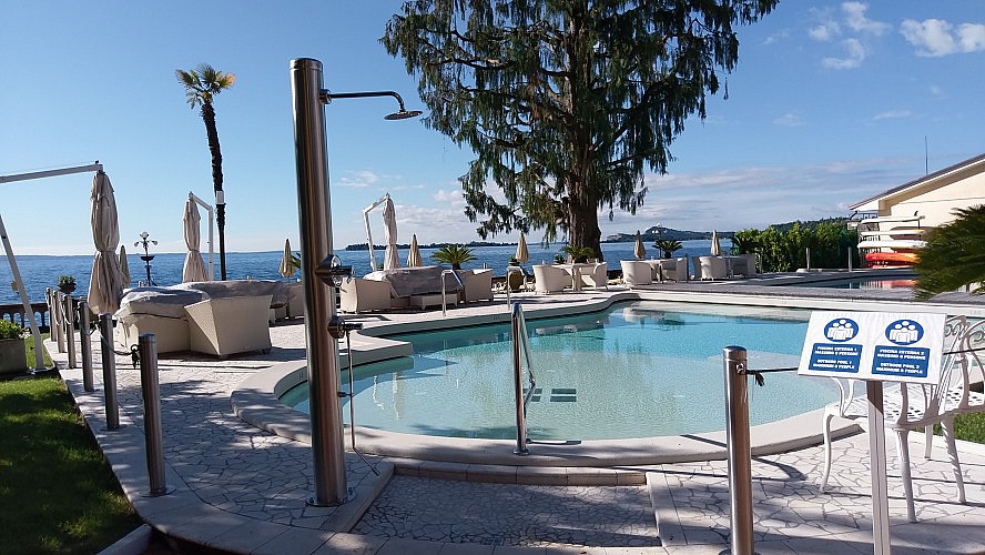 Grand Hotel Fasano: Auch der hauseigenen Pool ist ein mondäner Ort des Entspannens
