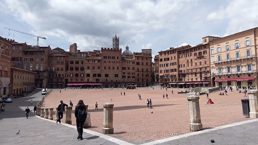 Grand Hotel Continental Siena: Piazza del Campo - hier findet regelmäßig das Palio di Siena statt