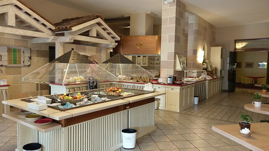 Grand Hotel Terme & Spa: Auch das reichhaltige Frühstücksbuffet lässt bei uns keine Wünsche offen...