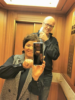 Royal Hotel Sanremo: Selfie im Lift