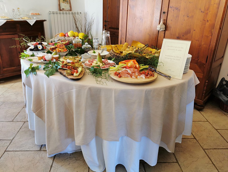 Hotel Agriturismo Villa Toscana: sagenhaftes Frühstück - liebevoll mit eigenen Produkten zubereitet