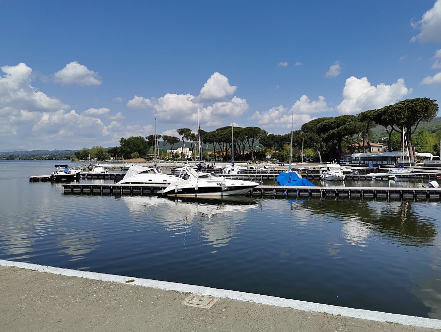 Toscana Vacanza: der traumhafte Lago Bolsena ist nicht weit von unserem Ferienhaus