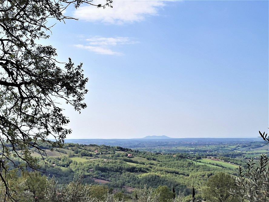 Toscana Vacanza: wundervolle südliche Toskana - mit Monte Argentario am Horizont