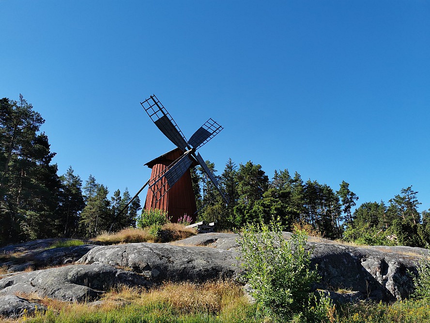 WORLD VOYAGER: Mühle in Mariehamn, der Hauptstadt der autonomen finnischen Region Åland