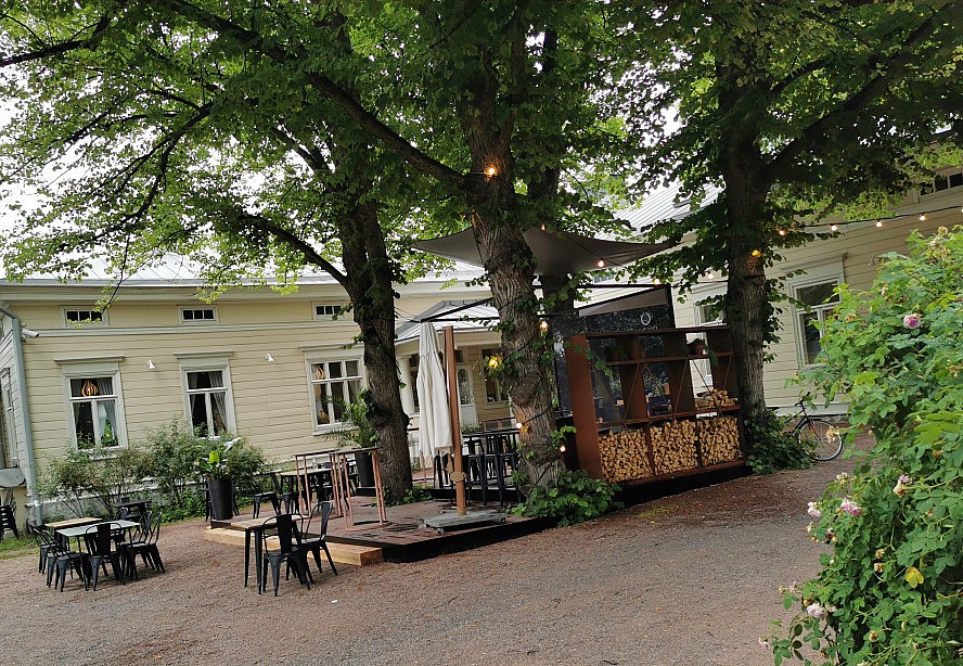 WORLD VOYAGER: Restaurantgarten in Turku