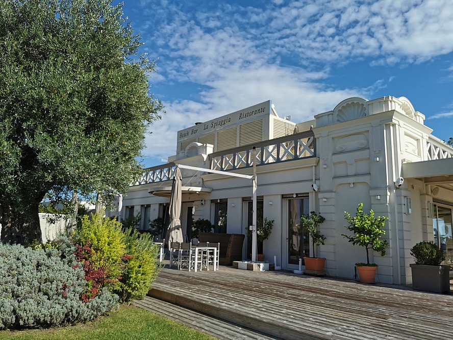 Grand Hotel da Vinci: Das Strandrestaurant La Spiaggia