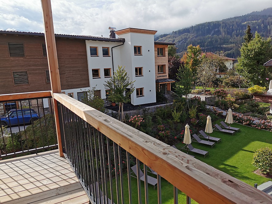 Natur Resort Rissbacher: Ausblick vom Balkon