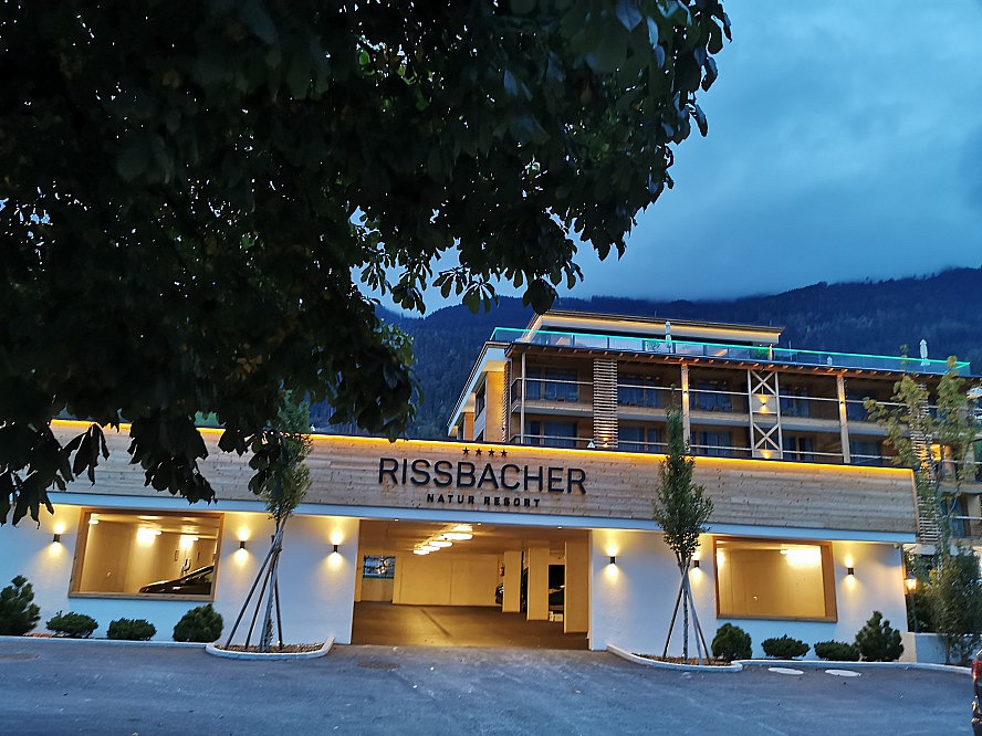 Natur Resort Rissbacher: Blick in die Tiefgarage