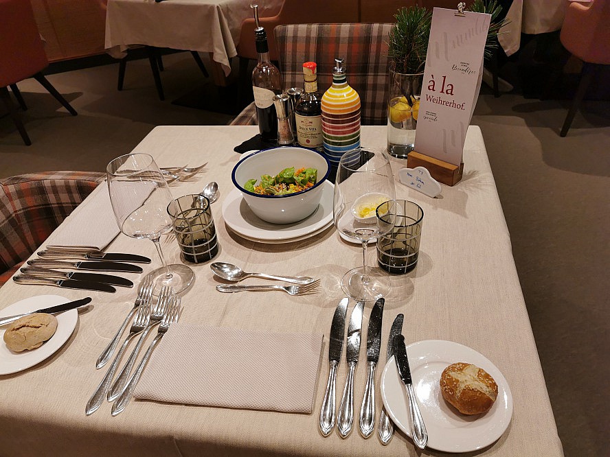 Hotel Weihrerhof: Das Abendessen - stets individuell und mit sehr hohem Wohlfühlfaktor