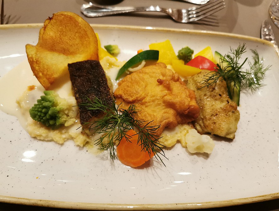 Hotel Tauernhof: Dreierlei vom Fisch - exquisit!