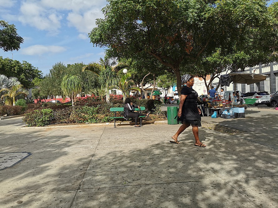 Vasco Da Gama: Der Stadtpark von Praia, Santiago - seit wenigen Jahrzehnten zugänglich für Jedermann.