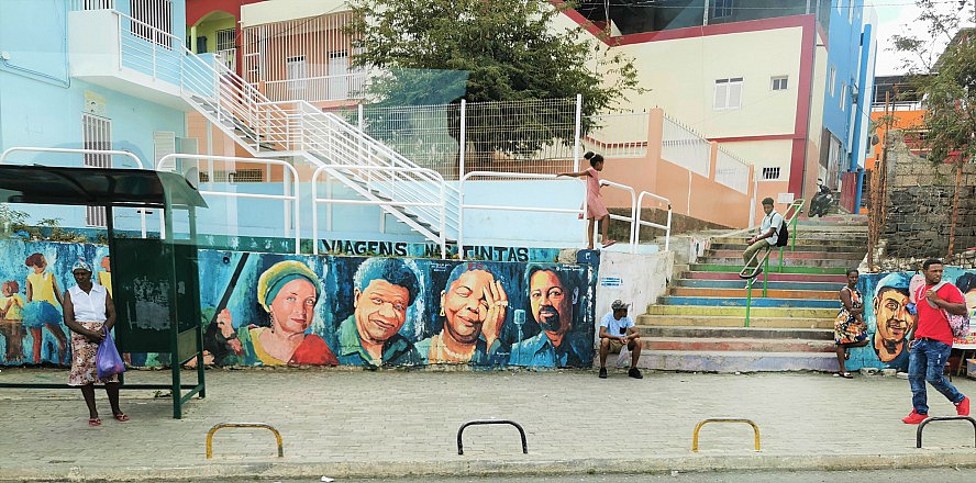 Vasco Da Gama: Die Graffiti-Kunstwerke zeigen die wichtigsten Künstler von Kap Verde