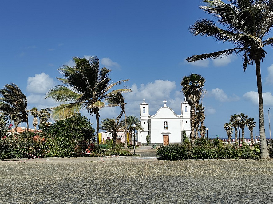 Vasco Da Gama: Kirche in Porto Novo - der neuen Hauptstadt von Santo Antão