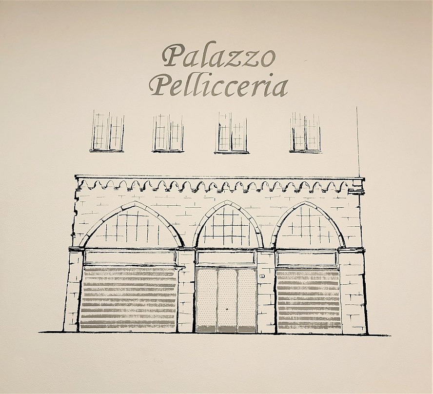 Genua - Rolli De Mar: Wandmalerei im Eingangsbereich des Palazzo Pellicceria