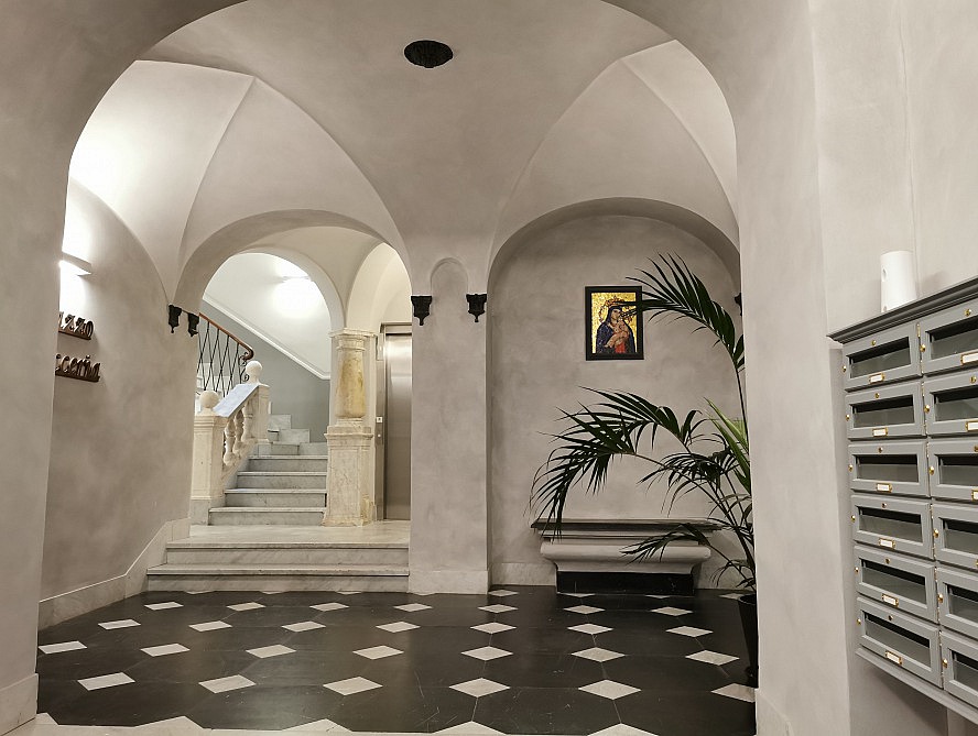 Genua - Rolli De Mar: Wunderschöner Eingangsbereich des Palazzo Pellicceria