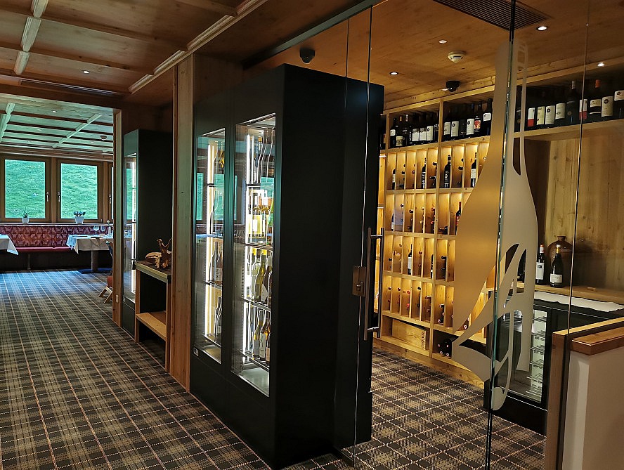 Hotel Alpenhof: auch echte Weinkenner werden hier fündig