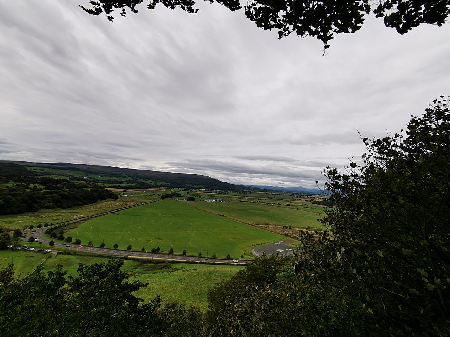 VASCO DA GAMA: Blick vom Schlossberg (Castle Hill) in Stirling, einem steil aufragenden Hügel vulkanischen Ursprungs
