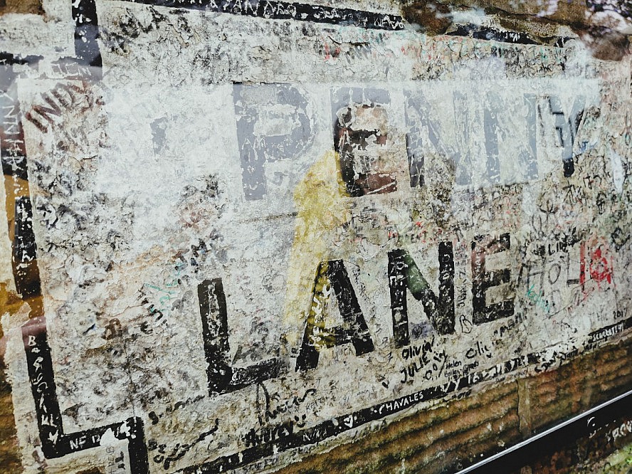 VASCO DA GAMA: die echte Penny Lane - sogar mit einer Unterschrift von Paul McCartney von vor wenigen Jahren