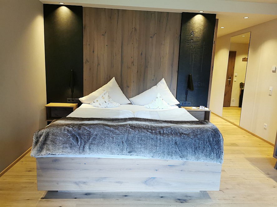 Gut Sonnberghof: kuscheliges und bequemes Bett für einen rundum erholsamen Schlaf