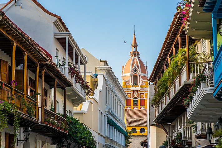 Altstadt von Cartagena in Kolumbien - eine der 3 schönsten kolonialen Altstädte in der Karibik